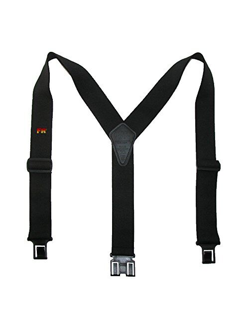 Perry Suspenders Men's Elastic Flame Retardant Hook End Work Suspenders