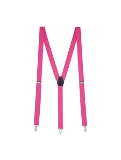 SuspenderStore Men's Y-Back Fresh Hues Suspenders - 1 Inch Wide Clip