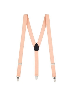 SuspenderStore Men's Y-Back Fresh Hues Suspenders - 1 Inch Wide Clip