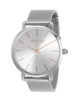 Women's Angel Quartz Watch with Stainless Steel Strap