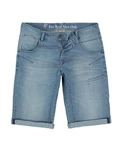 JP 1880 Men's Big & Tall Denim Stretch Bermuda Shorts 721122