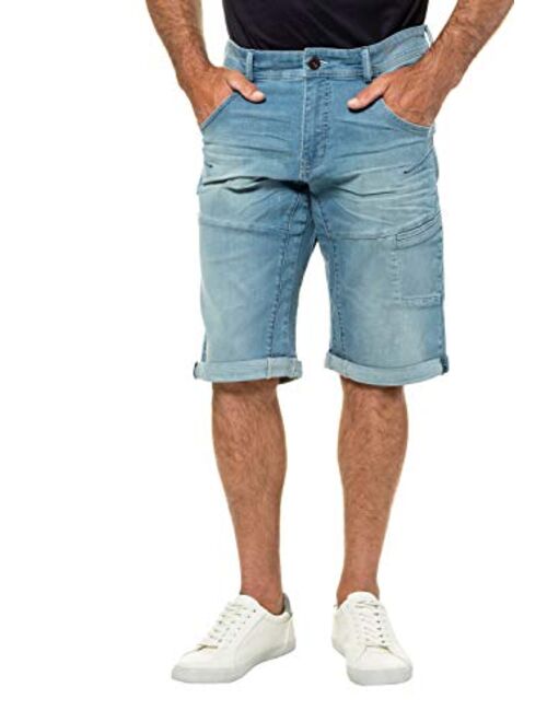 JP 1880 Men's Big & Tall Denim Stretch Bermuda Shorts 721122