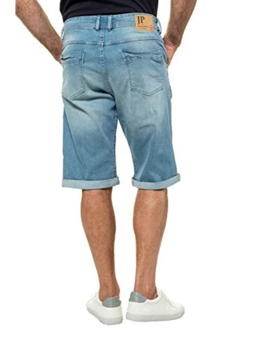 JP 1880 Men's Big & Tall Denim Stretch Bermuda Shorts 721122