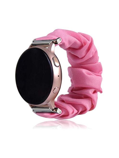 Magwei Band Compatible with Samsung Galaxy Watch Active/Active2 40mm/44mm, Scrunchie Wristband Replacement Compatible for Galaxy Watch 42mm/Gear S2 Classic/Gear Sport Sma