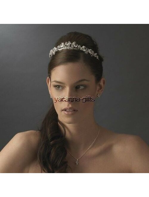 Bridal Tiaras Crystal Butterfly Wedding Bridal Tiara