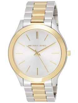 Women's MK3198 - Slim Runway Two Tone Watch