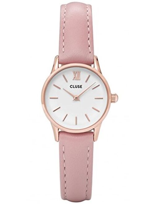 Cluse Women's La Vedette 24mm Leather Band Metal Case Quartz Dial Analog Watches Collection