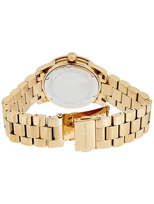 Michael Kors Women's MK5160 3 Hand Runway Watch