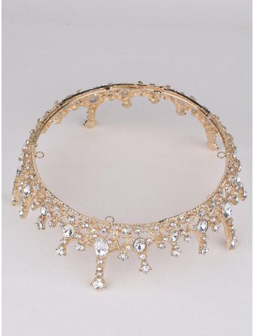 Shein Rhinestone Crown Hair Hair Accessory