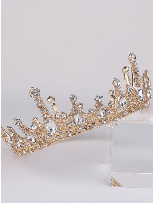 Shein Rhinestone Crown Hair Hair Accessory