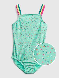 Kids Recycled Fruit Swim One-Piece