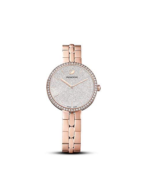 SWAROVSKI Women's Cosmopolitan Watch Collection, Metal Bracelet, Stainless Steel Band