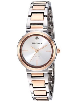 Women's Genuine Diamond Dial Bracelet Watch