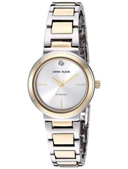 Women's Genuine Diamond Dial Bracelet Watch