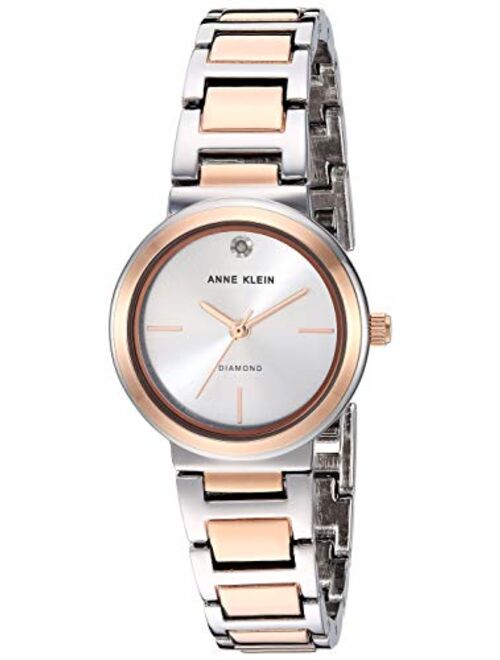 Anne Klein Women's Genuine Diamond Dial Bracelet Watch