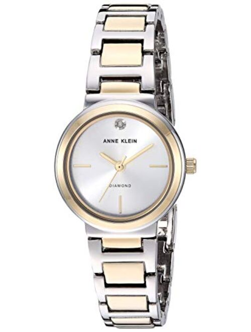 Anne Klein Women's Genuine Diamond Dial Bracelet Watch