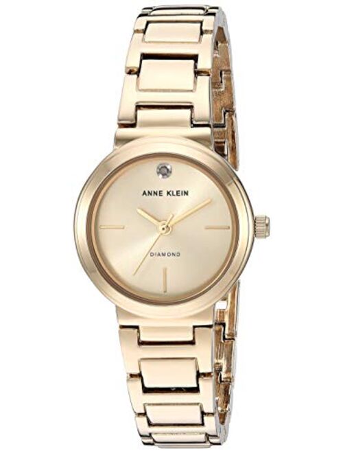 Anne Klein Women's Genuine Diamond Dial Bracelet Watch