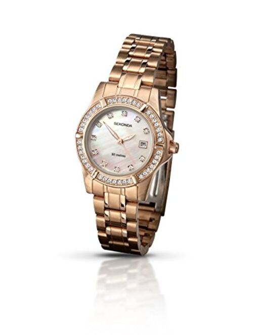 Sekonda Ladies Stone Set Dress Watch