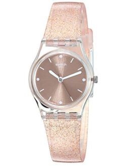 Women's 1804 Time Quartz Silicone Strap, Pink, 13 Casual Watch (Model: LK354D)