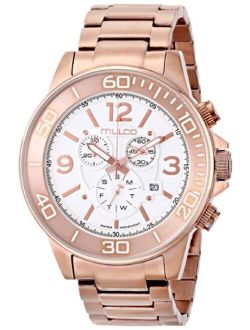 MULCO Unisex MW4-90147-331 Analog Display Swiss Quartz Rose Gold Watch