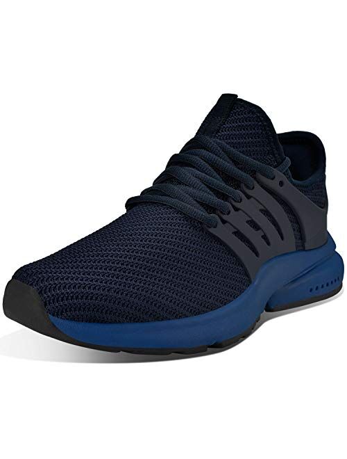 Troadlop Men's Running Shoes Non Slip Shoes Breathable Lightweight Sneakers Slip Resistant Athletic Sports Walking Gym Work Shoes