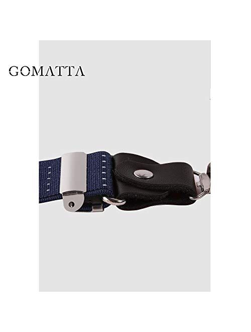 Mens Suspenders Gomatta Suspenders For Men 6 Clips Y-Back 1.38''