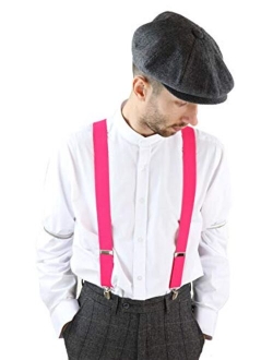 TruClothing.com Mens Classic Vintage Retro Trouser Braces Suspenders 1920s Gatsby