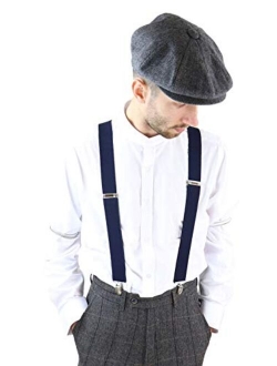 TruClothing.com Mens Classic Vintage Retro Trouser Braces Suspenders 1920s Gatsby