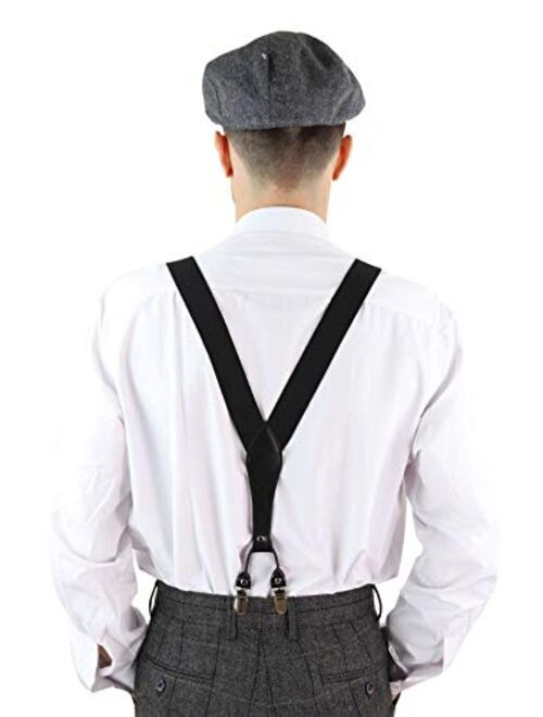 TruClothing.com Mens Classic Vintage Retro Trouser Braces Suspenders 1920s Gatsby