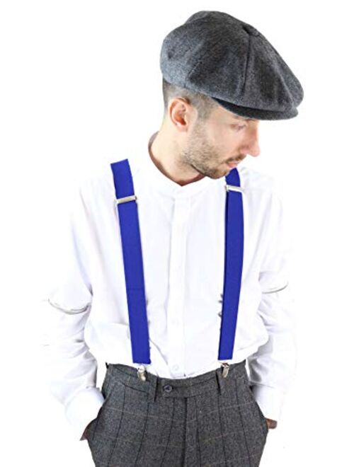 TruClothing.com Mens Classic Vintage Retro Trouser Braces Suspenders 1920s Gatsby