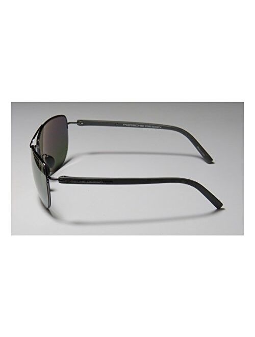 Porsche Design Porsche Unisex P8570D Sunglasses, Dark Gunmetal