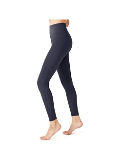 Womens Leggings No See-Through High Waisted Tummy Control Yoga Pants Solid Workout Running Legging for Women