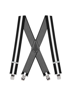 SuspenderStore Men's Classic 2-Inch Wide Clip Suspenders