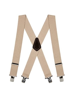 SuspenderStore Men's Classic 2-Inch Wide Clip Suspenders