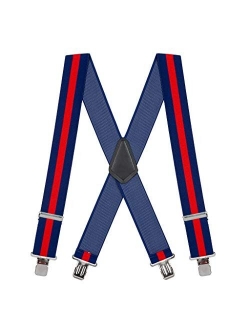 SuspenderStore Men's Classic 2-Inch Wide Clip Suspenders