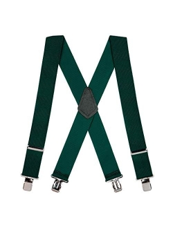 SuspenderStore Men's Classic 2-Inch Wide Clip Suspenders