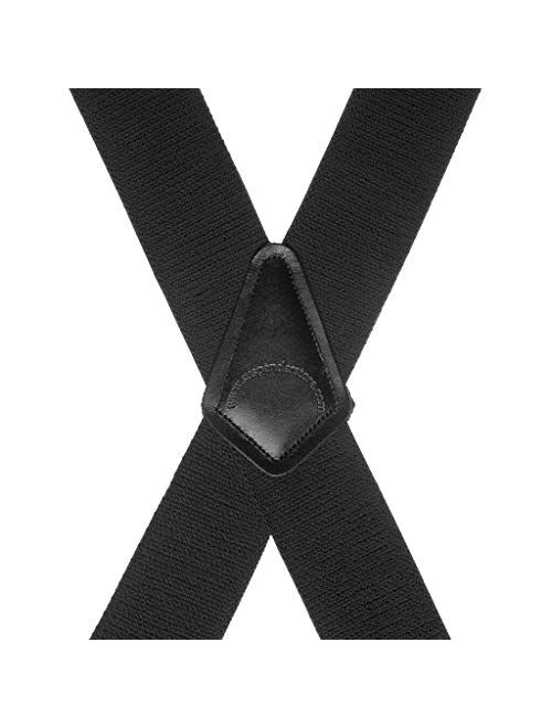 SuspenderStore Men's Classic 2-Inch Wide Clip Suspenders