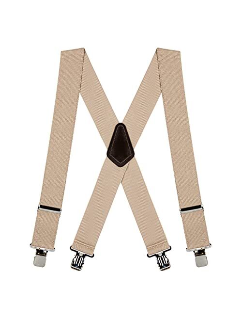 SuspenderStore Men's Classic 2-Inch Wide Clip Suspenders