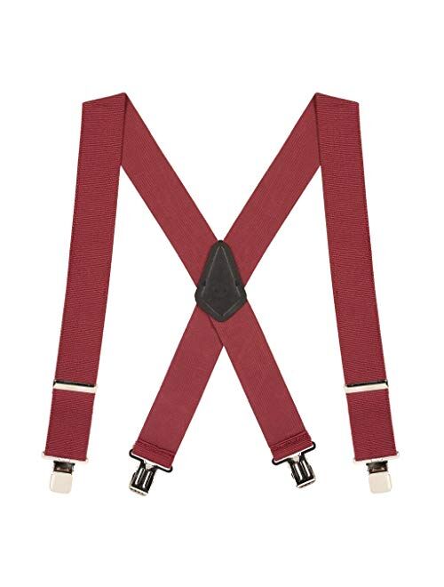 SuspenderStore Men's Classic 2-Inch Wide Clip Suspenders