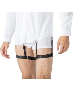 Men's Shirt Stays for Shirt Tucking, Shirt Garter and holder Securing Shirt Position for Men