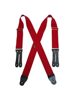 Welch Men's Big & Tall Elastic Button End Work Suspenders