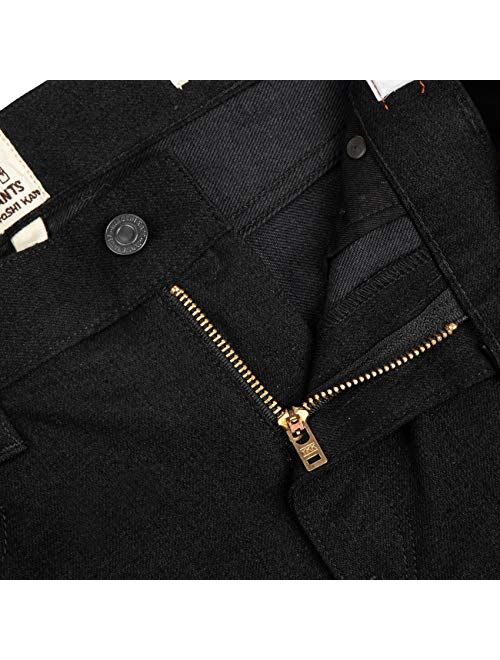 HIROSHI KATO Slim fit Jeans The Pen 10.5 oz 4-Way Stretch Japanese Selvedge Denim