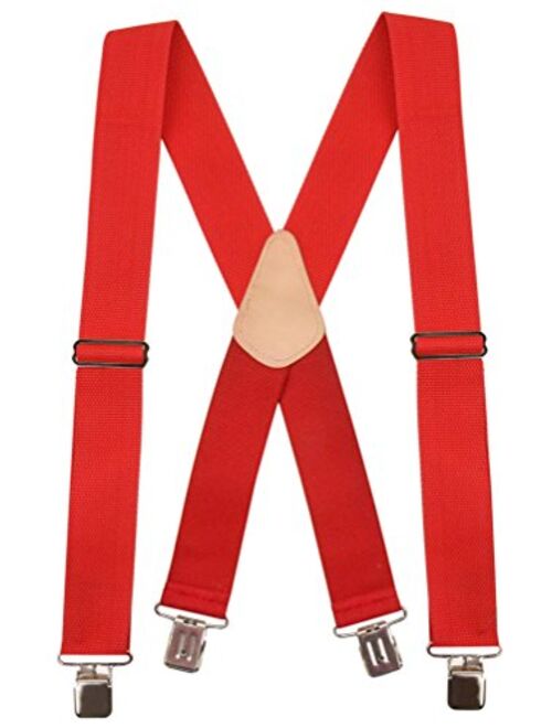 Hold'Em Hold’Em Heavy Duty Work Suspenders Adjustable Extra Heavy Strong Sturdy Clips Braces