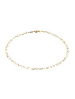 10k Gold Mariner Chain Anklet