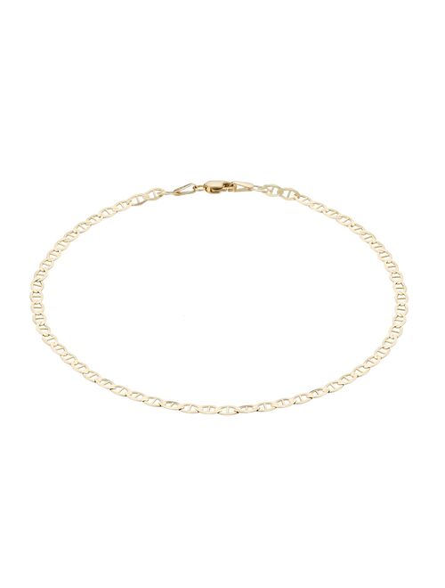 10k Gold Mariner Chain Anklet