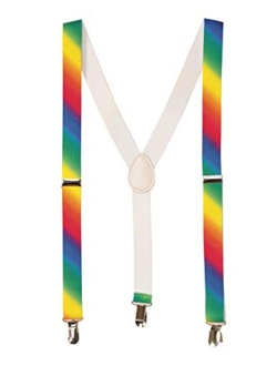 Adult Adjustable Clip Suspenders, One Size