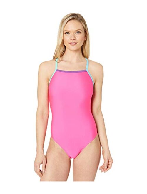 Speedo Women's Pro Lt Solid Propel Back One Piece Swimsuit