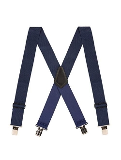 SuspenderStore Men's Heavy Duty Non-Stretch Work Suspenders (4 Sizes, 4 Colors)