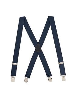 SuspenderStore Men's 1.5 Inch Wide Pin Clip Suspenders