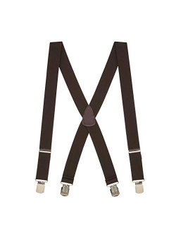 SuspenderStore Men's 1.5 Inch Wide Pin Clip Suspenders